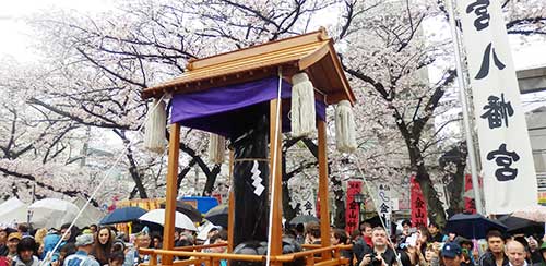 The steel penis in a festival mikoshi