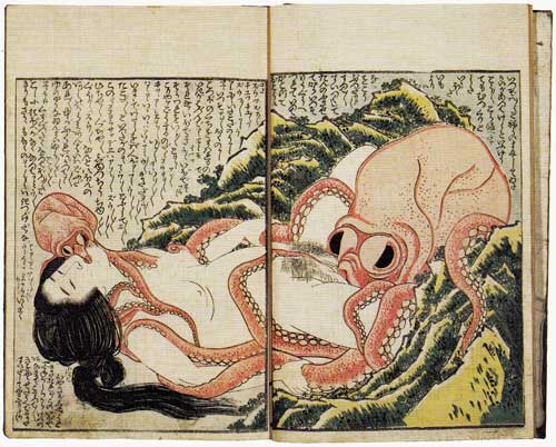 Katsushika Hokusai: The Dream of the Fisherman's Wife (1814)