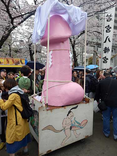The Elisabeth penis, a gift from an Asakusa drag queen group