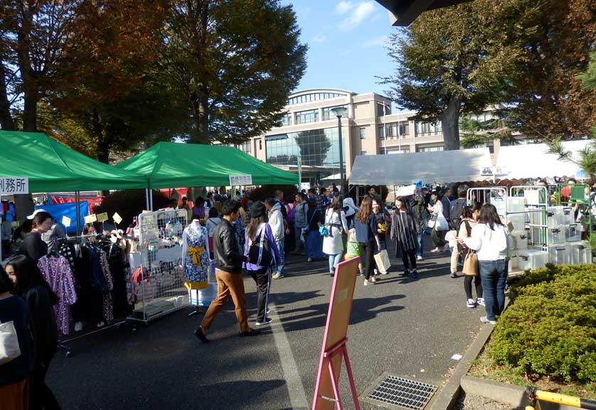 Market at the Fuchu Prison Festival.