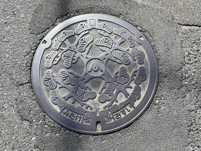 Manhole cover.