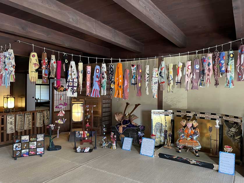 Koinobori at Nakasendo Mitakekan.