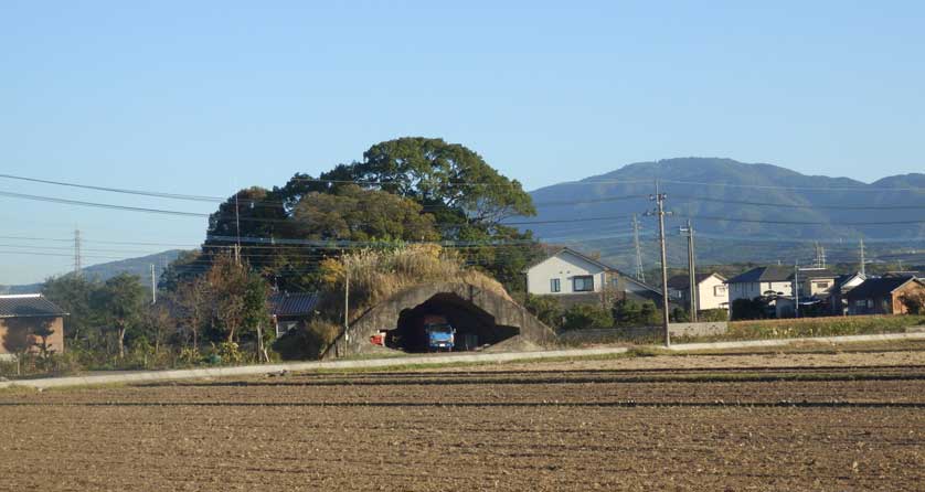 Entaigo, a former hiding place for kamikaze airplanes, Usa.